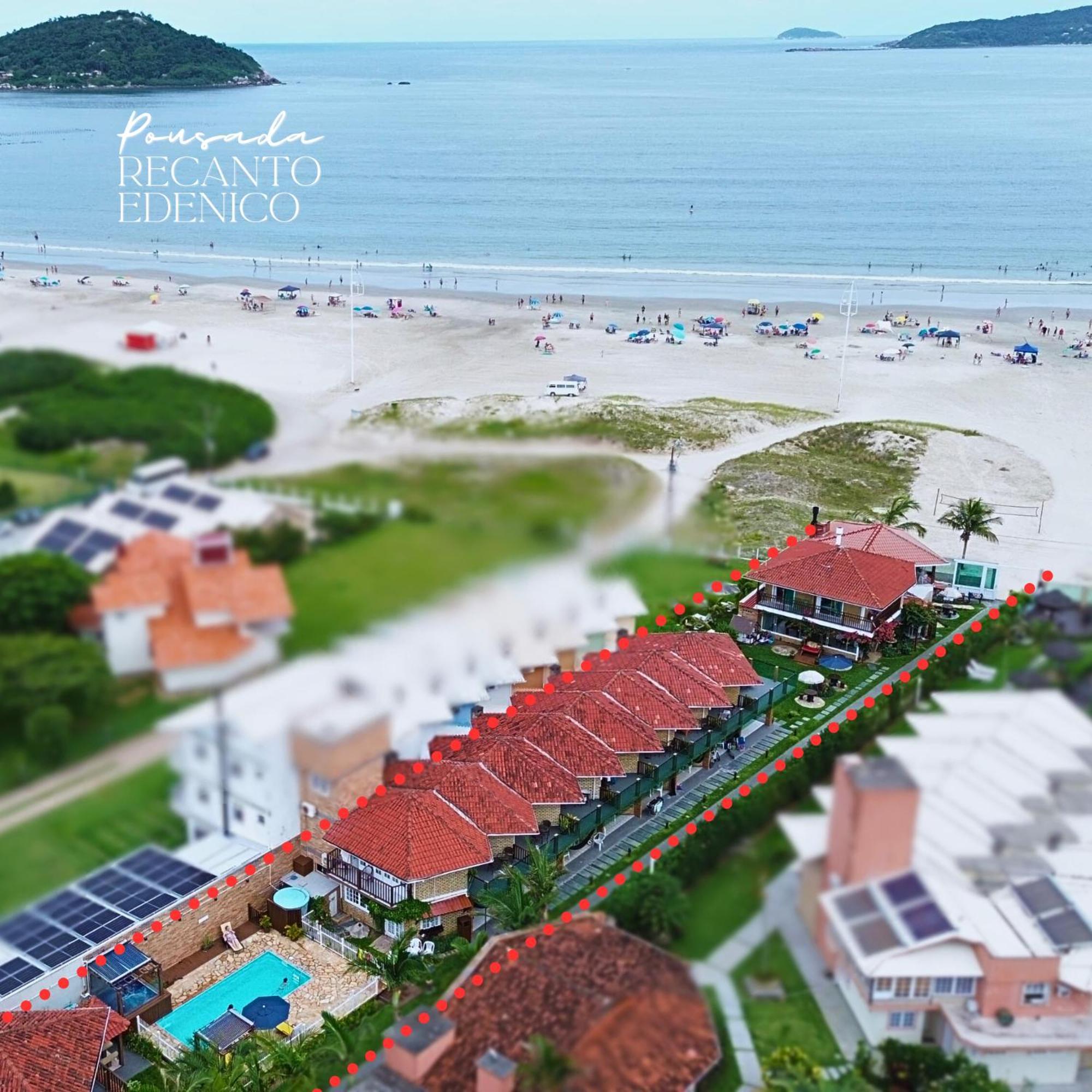 Pousada Recanto Edenico - A Beira Mar Da Praia Ponta Do Papagaio, Palhoca Sc Екстер'єр фото