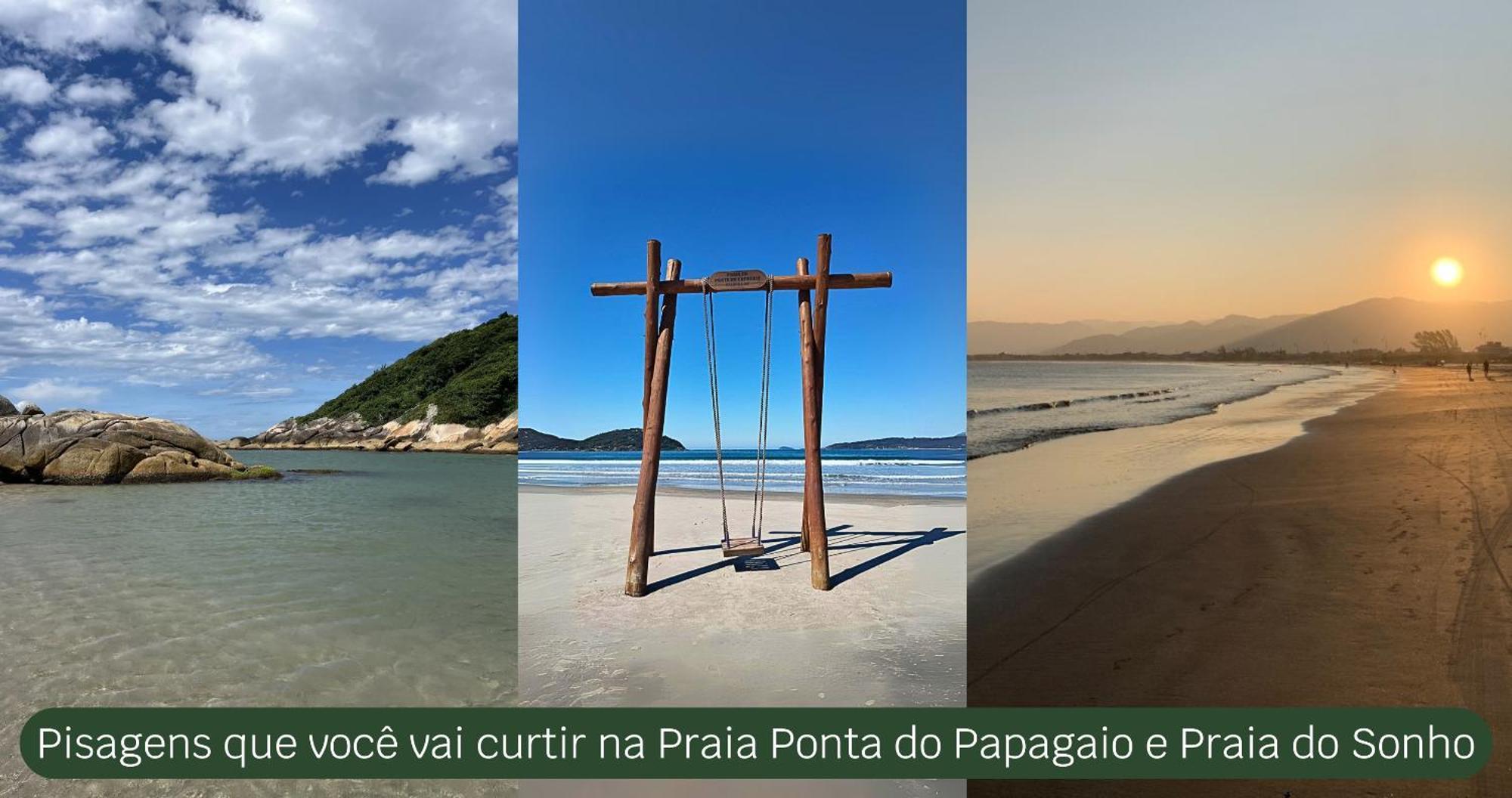 Pousada Recanto Edenico - A Beira Mar Da Praia Ponta Do Papagaio, Palhoca Sc Екстер'єр фото