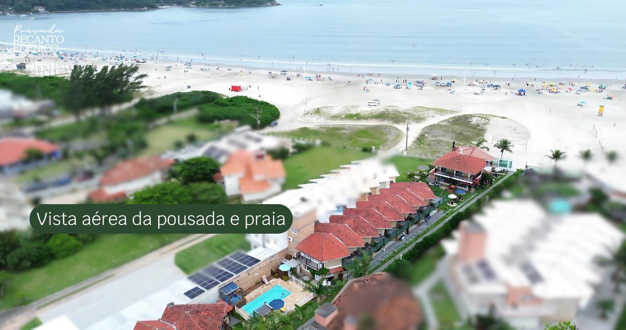 Pousada Recanto Edenico - A Beira Mar Da Praia Ponta Do Papagaio, Palhoca Sc Екстер'єр фото