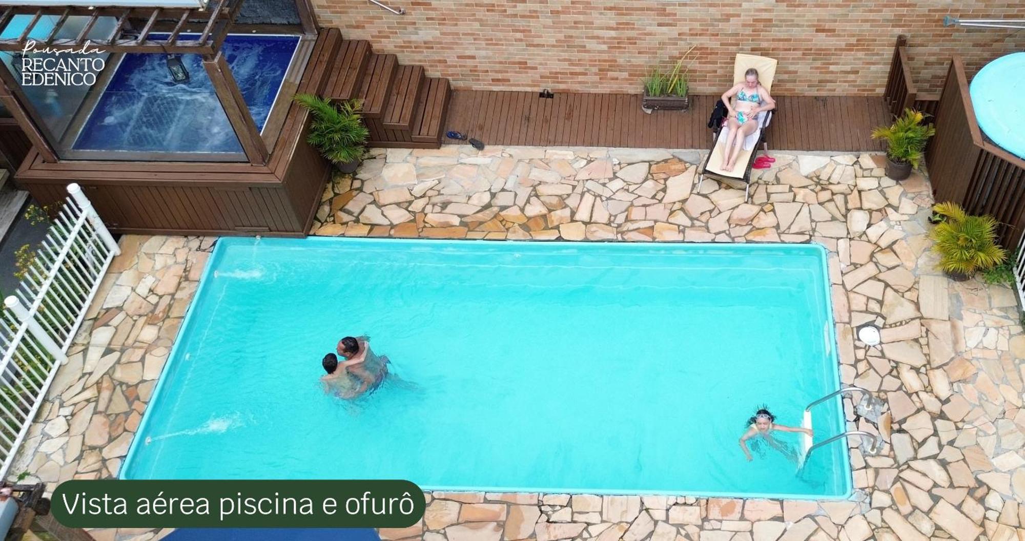 Pousada Recanto Edenico - A Beira Mar Da Praia Ponta Do Papagaio, Palhoca Sc Екстер'єр фото