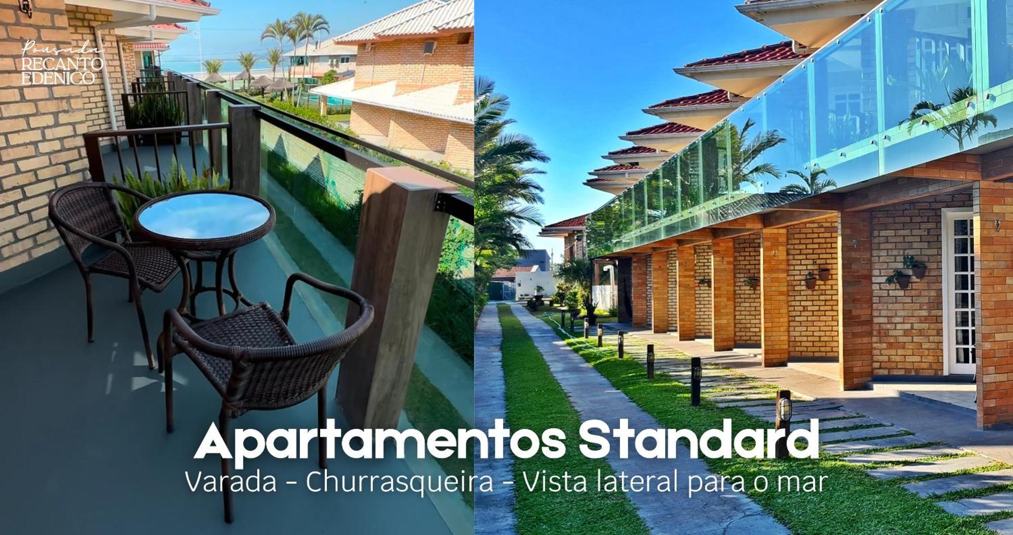 Pousada Recanto Edenico - A Beira Mar Da Praia Ponta Do Papagaio, Palhoca Sc Екстер'єр фото
